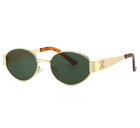 Elite Vision – Goldene Retro-Sonnenbrille