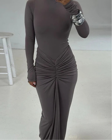 Bodycon Kleid, Stretchi Maxi Kleid