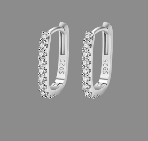 Real Silver Earrings Classico