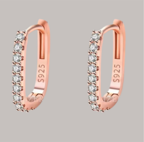 Real Silver Earrings Classico