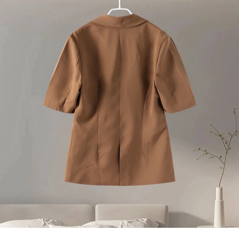 Casual kurz Arm Blazer Set 2 Tlg.