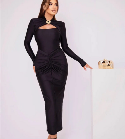 Langarm Elegante Maxi stretch