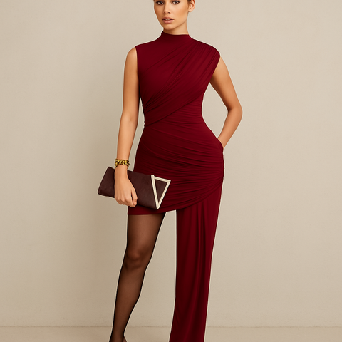 Mini Kleid asymmetrisch