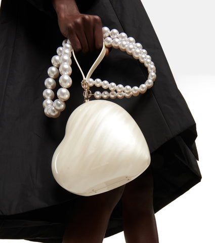 Pearl heart bag