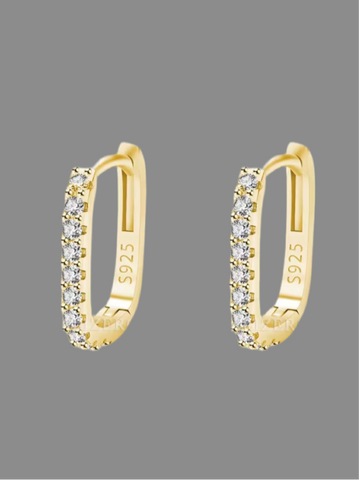 Real Silver Earrings Classico