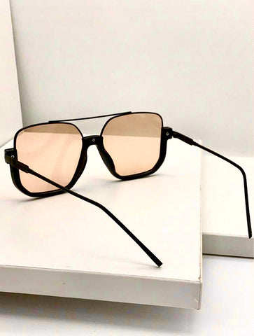 Sonnenbrille mit großen Gläsern – Perfekt füt Tag & Abend