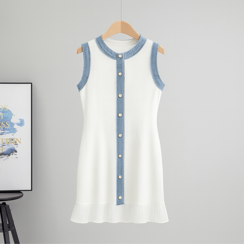 Mini Kleid Denim Details