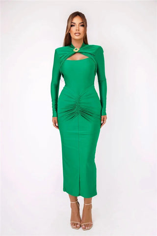 Langarm Elegante Maxi stretch