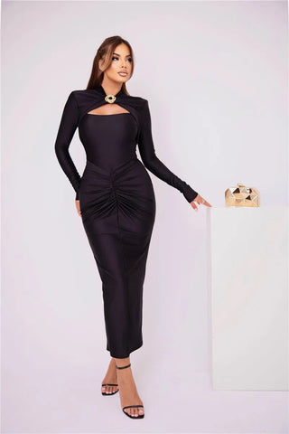 Langarm Elegante Maxi stretch