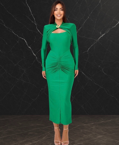 Langarm Elegante Maxi stretch