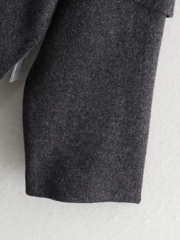 Ponch Women Knitted Jacket Asymmetric Scarf Coat Chic Outerwear