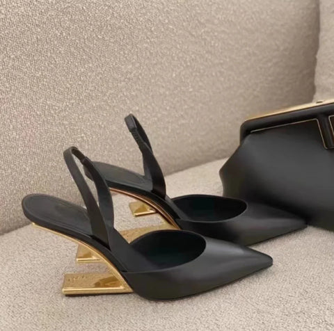 FINDI Heels Damen Schuhe  Mode Zapatos Para Mujere